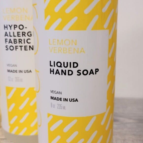 Rena Lemon Verbena Cleaner Soaps Softener Vegan Natural 4 Piece Bundle Set HTF! - Picture 5 of 7